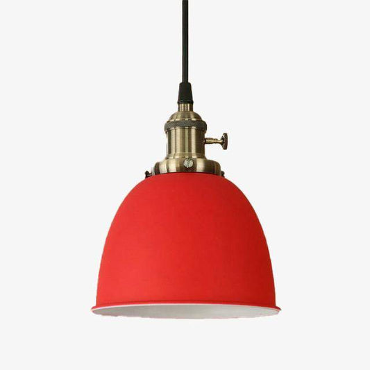 Style LED hanglamp met gekleurde lampenkap
