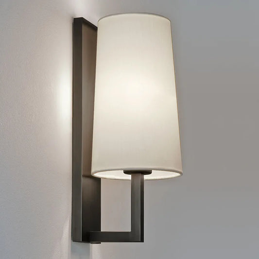 Moderne stoffen wandlamp
