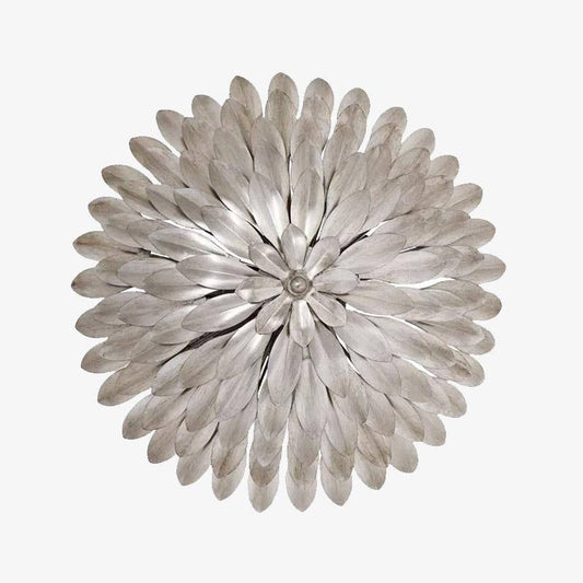 Designer LED-plafondlamp met imitatie metalen bloemstijl