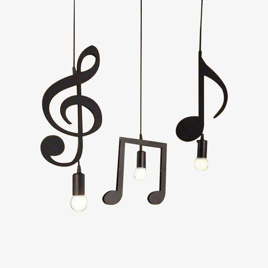 LED-hanglamp met muzieknoot