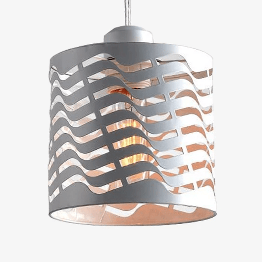 Nordic Art Retro kegelvormige hanglamp wit