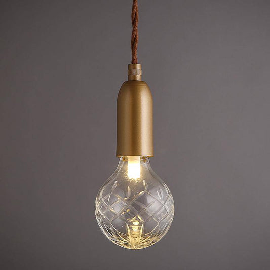 Loft Retro gouden LED hanglamp