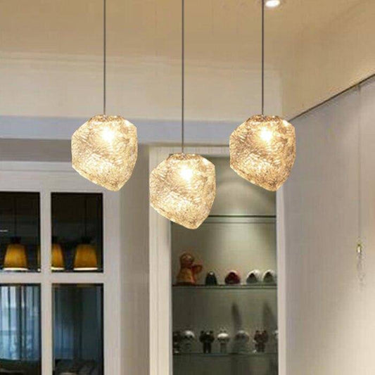 Design LED hanglamp in de vorm van een kristalsteen Light