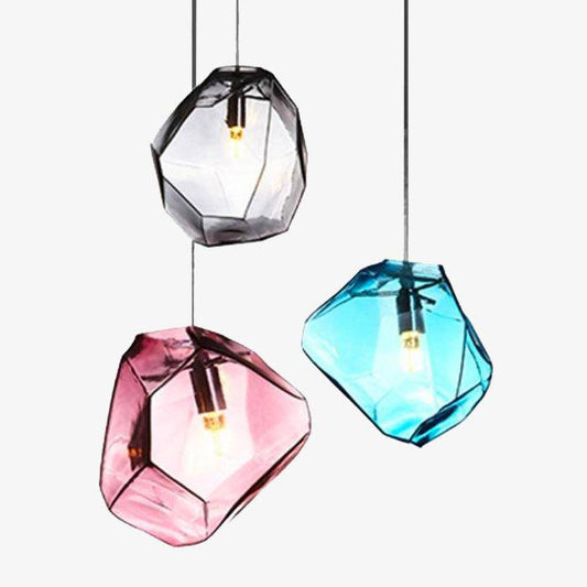 Kleurrijke kristallen design hanglamp