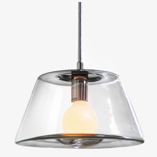 Design driehoekige LED glazen hanglamp