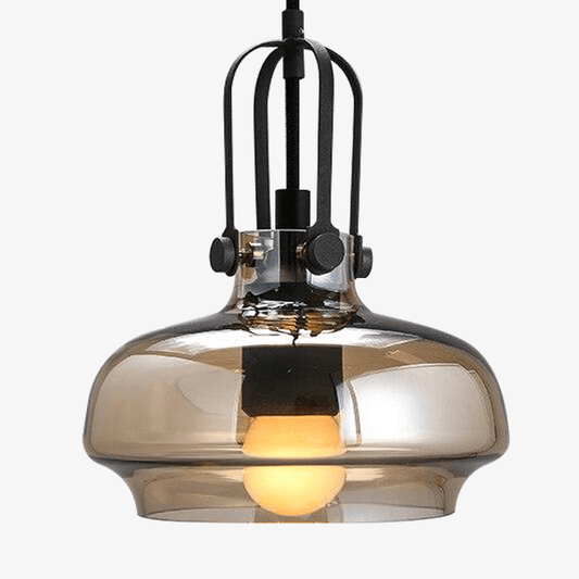 Club vintage glazen design hanglamp