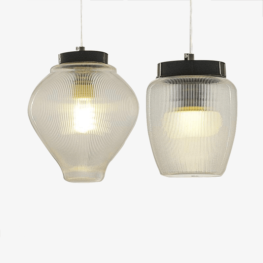 Design hanglamp in moderne LED-glasvormen