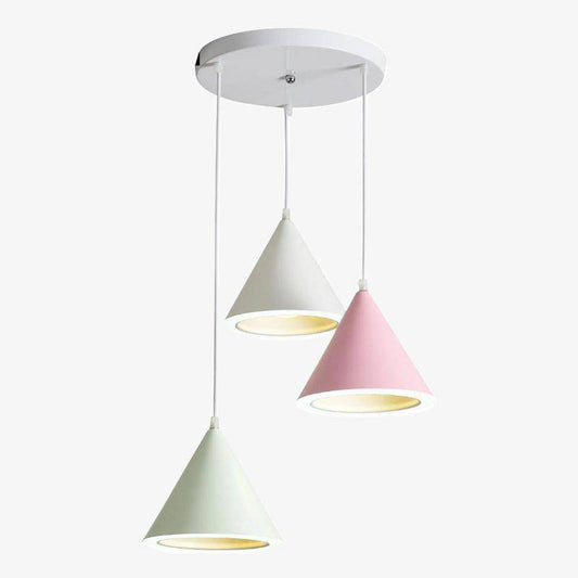 Designer LED-hanglamp in Scandinavische kleurkegel