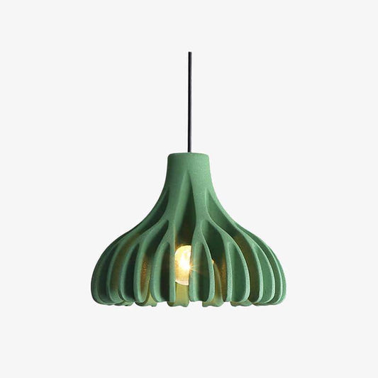Scandinavische design LED-hanglamp in gekleurde hars