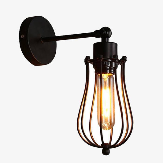Vintage kooi wandlamp