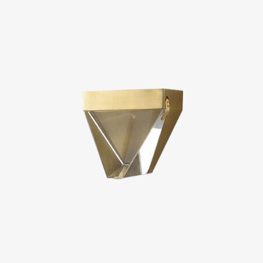 Design LED wandlamp in luxe kristalglas