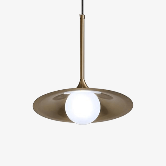 Designer LED-kroonluchter met gouden Hang-stijl lampenkap