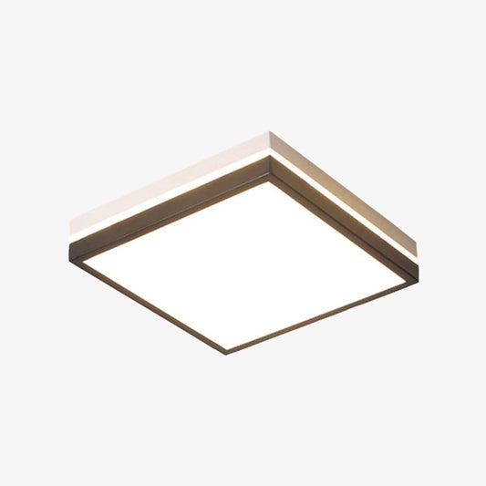 Moderne LED plafondlamp geometrische vorm wit en zwart Chelsea