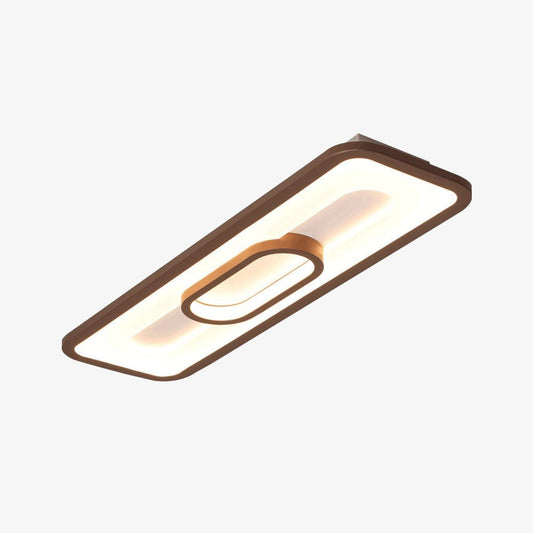 Moderne minimalistische rechthoekige LED plafondlamp Estaccia