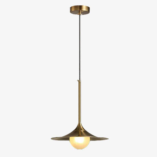 Designer gouden LED hanglamp met hoed en bolkap Creative