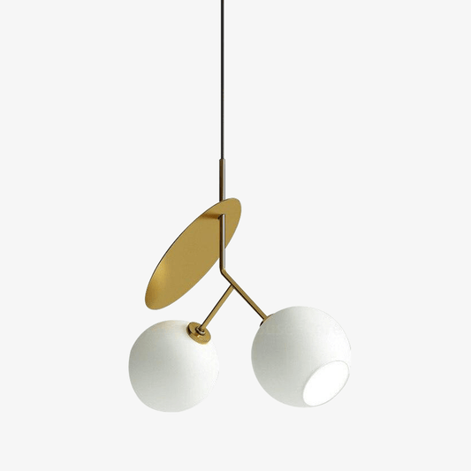 Designer LED-hanglamp in metaal in kersenstijl